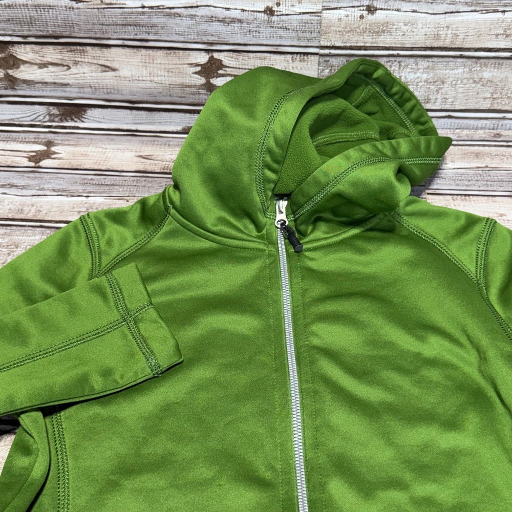 5.11 Tactical Series Hoodie Women Medium Green Full Zip Fleece Lined Jacket